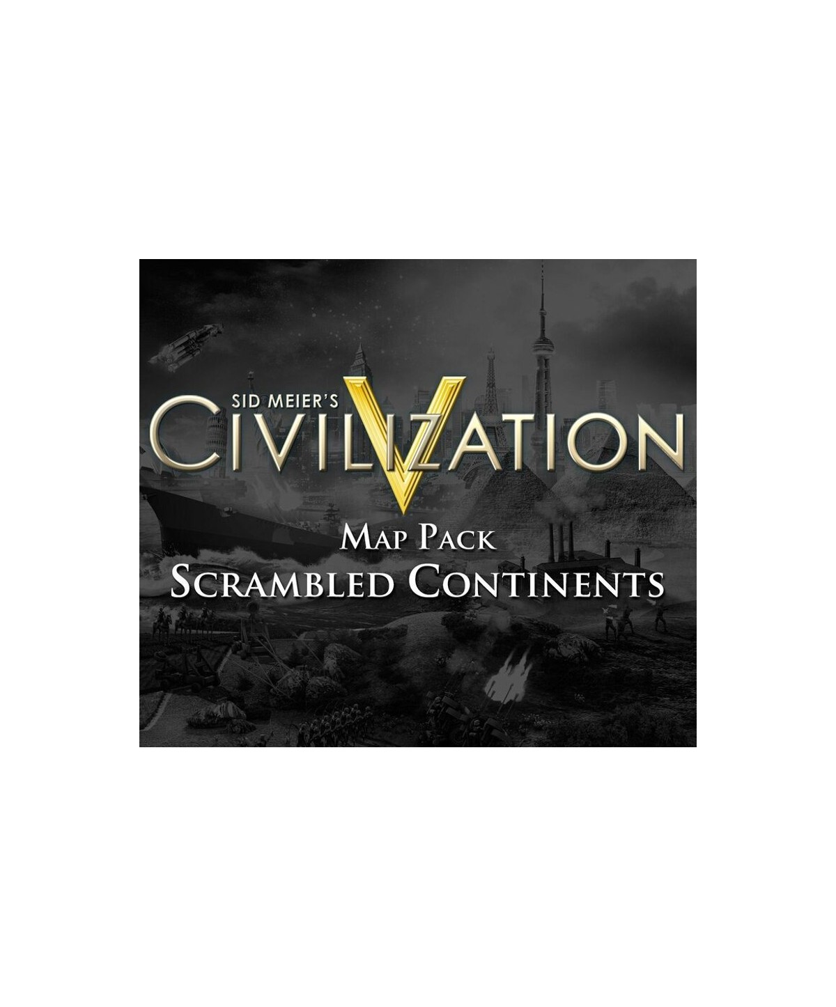 Sid Meier s Civilization V - Scrambled Continents Map Pack DLC Steam Key GLOBAL